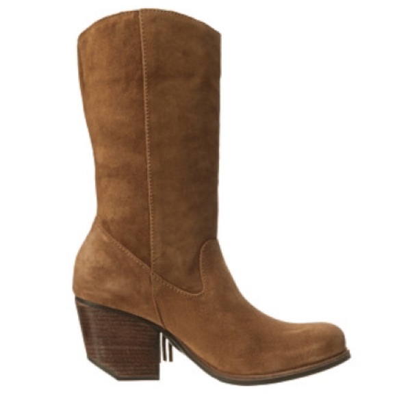 Awesome Suede Leather Fringe Saddle Matisse Boots - Picture 5 of 5